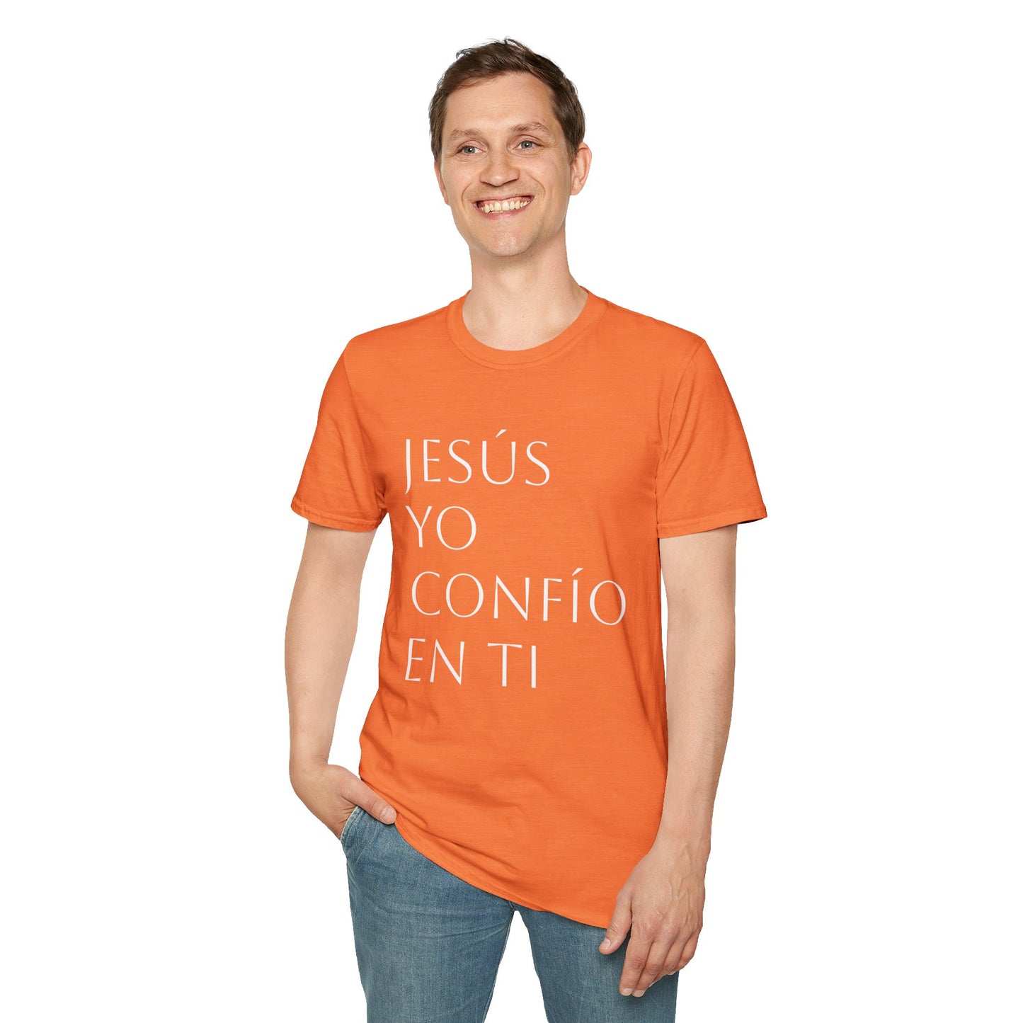 Unisex Softstyle T-Shirt "Jesús, yo confío en ti"