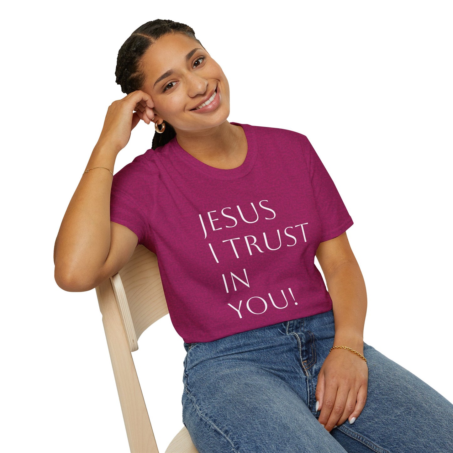 Copy of Unisex Softstyle T-Shirt "Jesús, yo confío en ti"