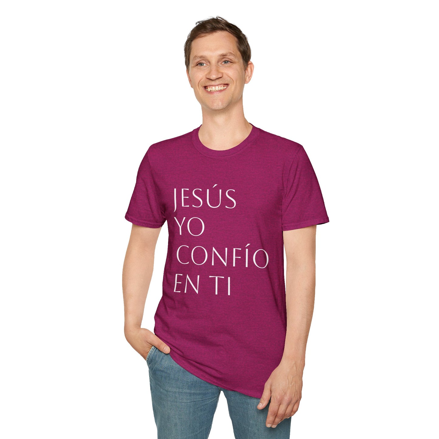 Unisex Softstyle T-Shirt "Jesús, yo confío en ti"