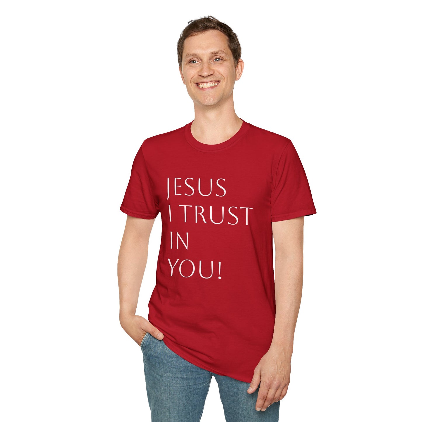 Copy of Unisex Softstyle T-Shirt "Jesús, yo confío en ti"