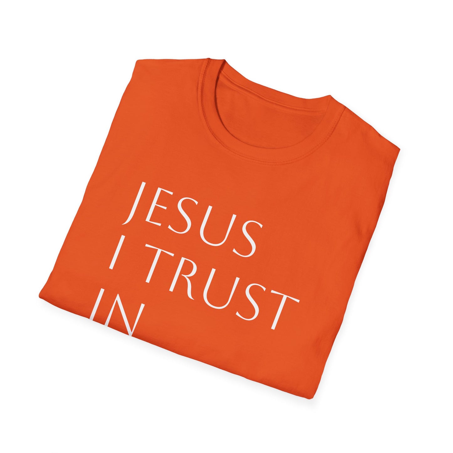 Copy of Unisex Softstyle T-Shirt "Jesús, yo confío en ti"