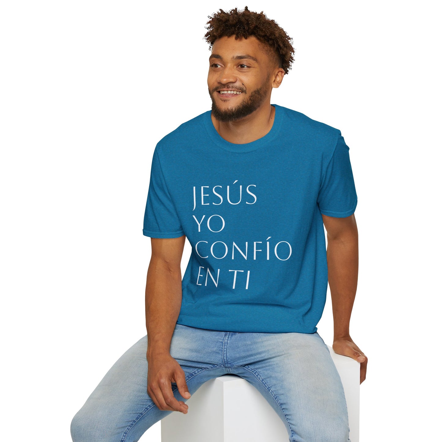 Unisex Softstyle T-Shirt "Jesús, yo confío en ti"