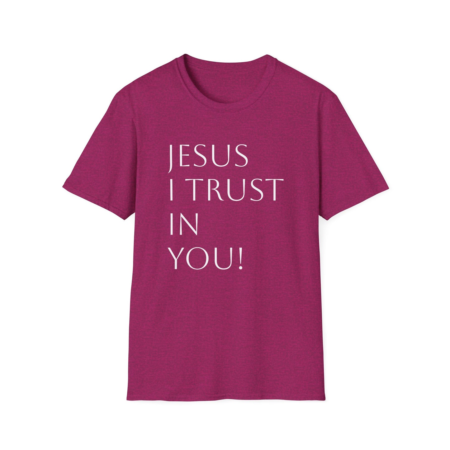 Copy of Unisex Softstyle T-Shirt "Jesús, yo confío en ti"