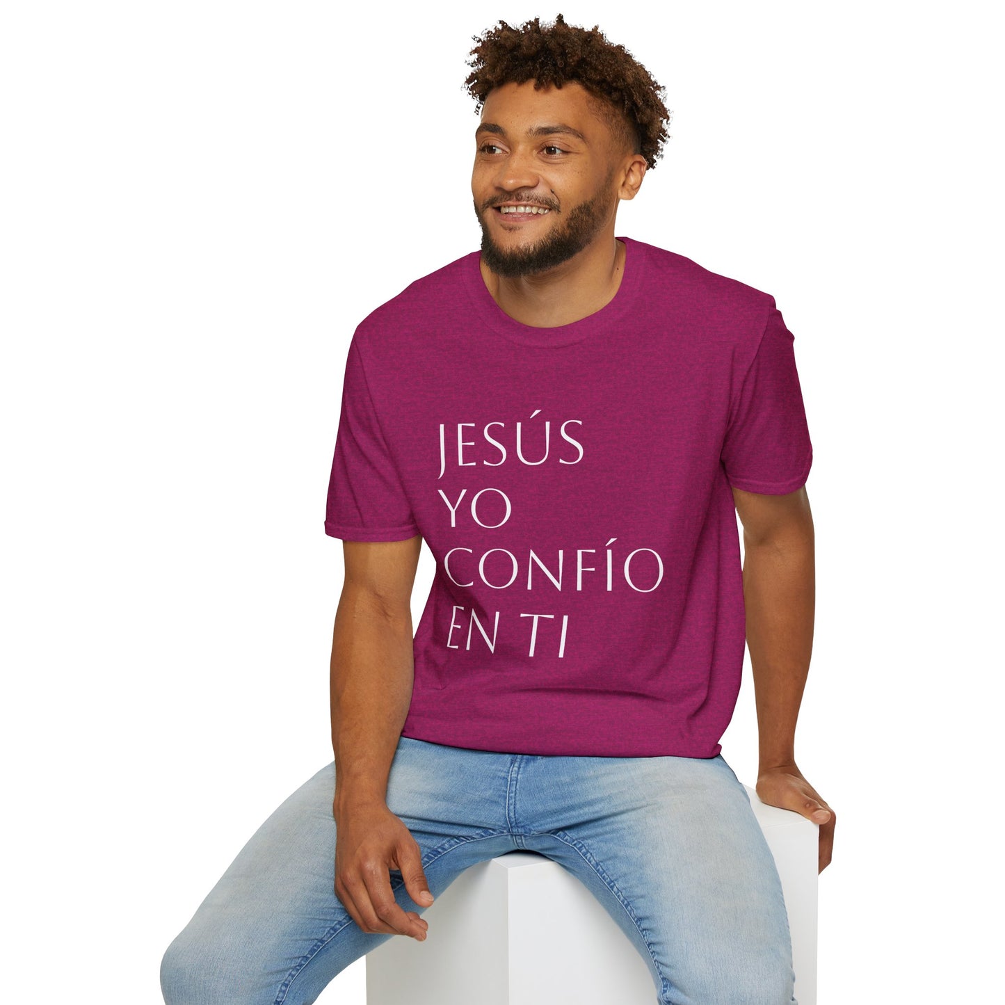 Unisex Softstyle T-Shirt "Jesús, yo confío en ti"