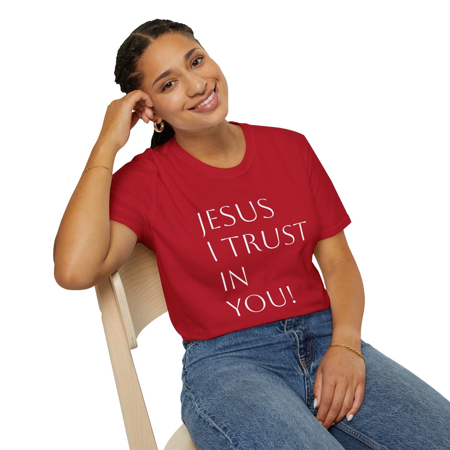Copy of Unisex Softstyle T-Shirt "Jesús, yo confío en ti"