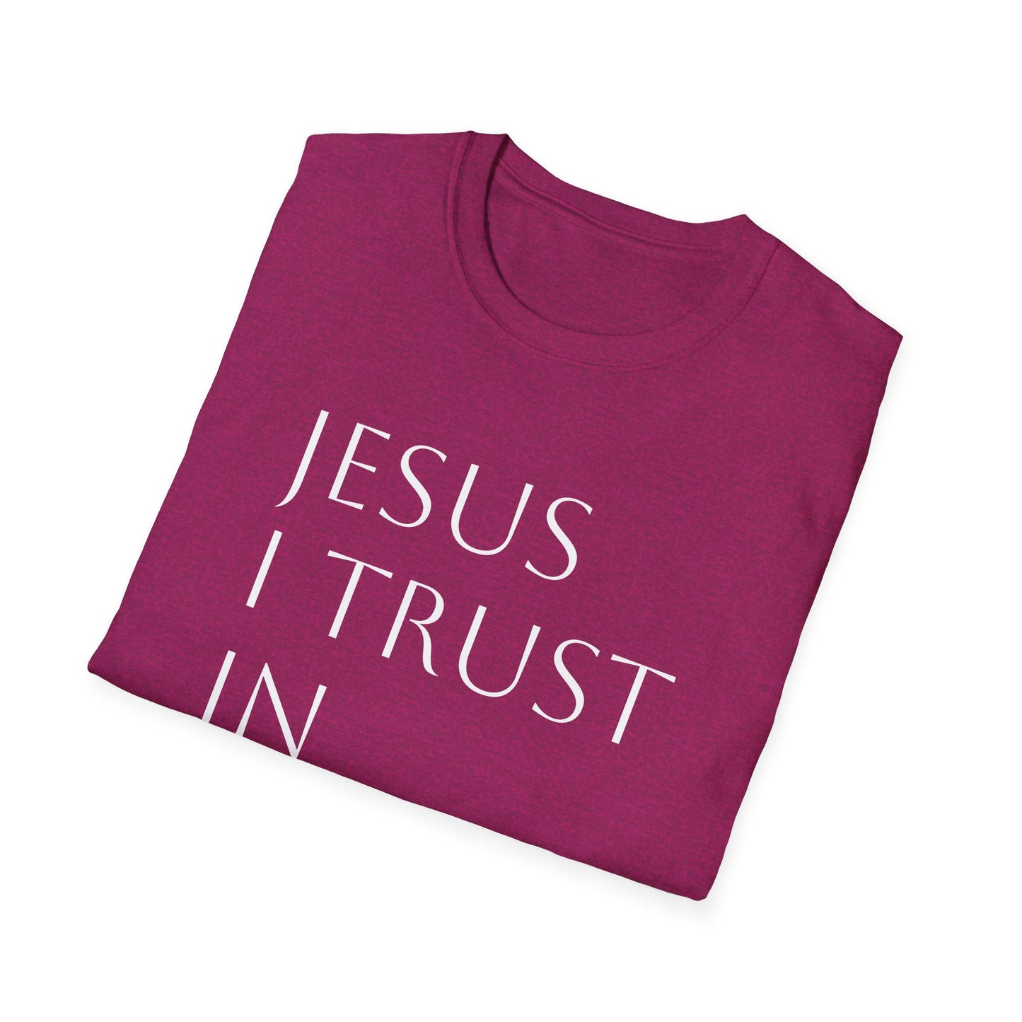 Copy of Unisex Softstyle T-Shirt "Jesús, yo confío en ti"