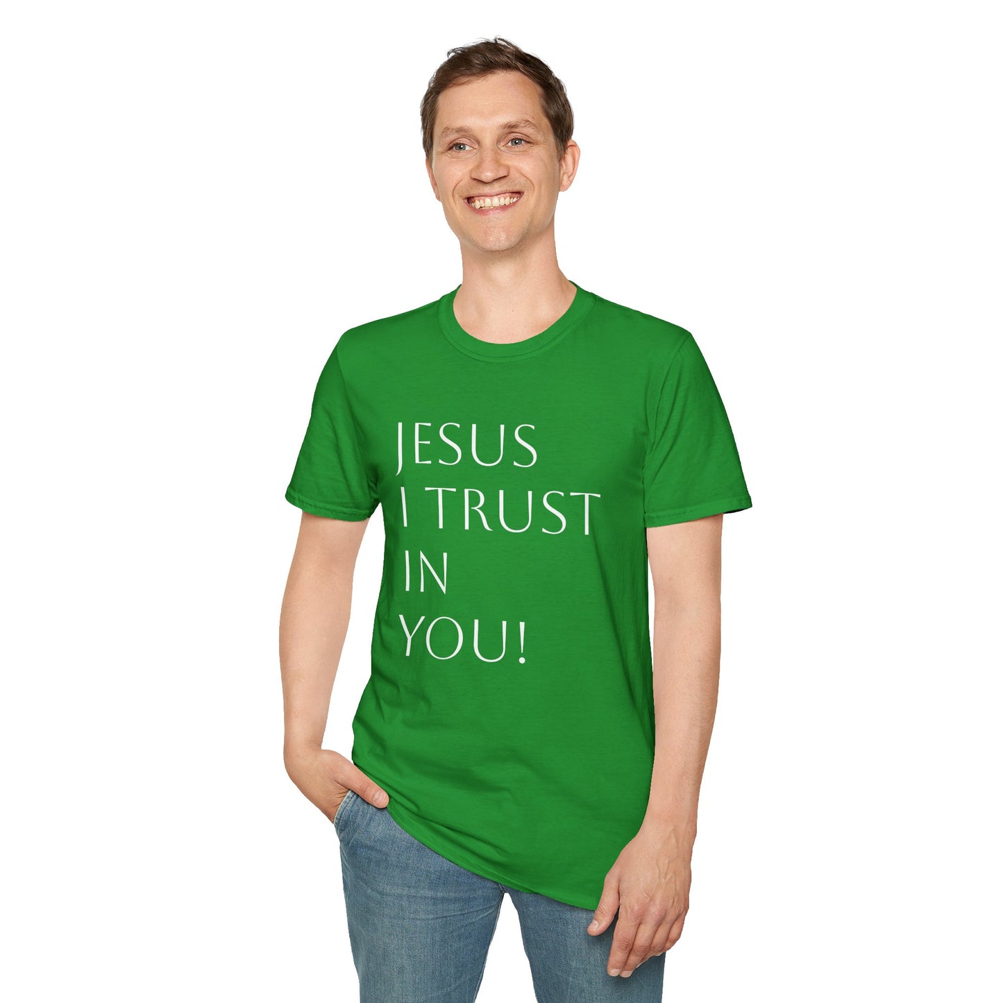 Copy of Unisex Softstyle T-Shirt "Jesús, yo confío en ti"