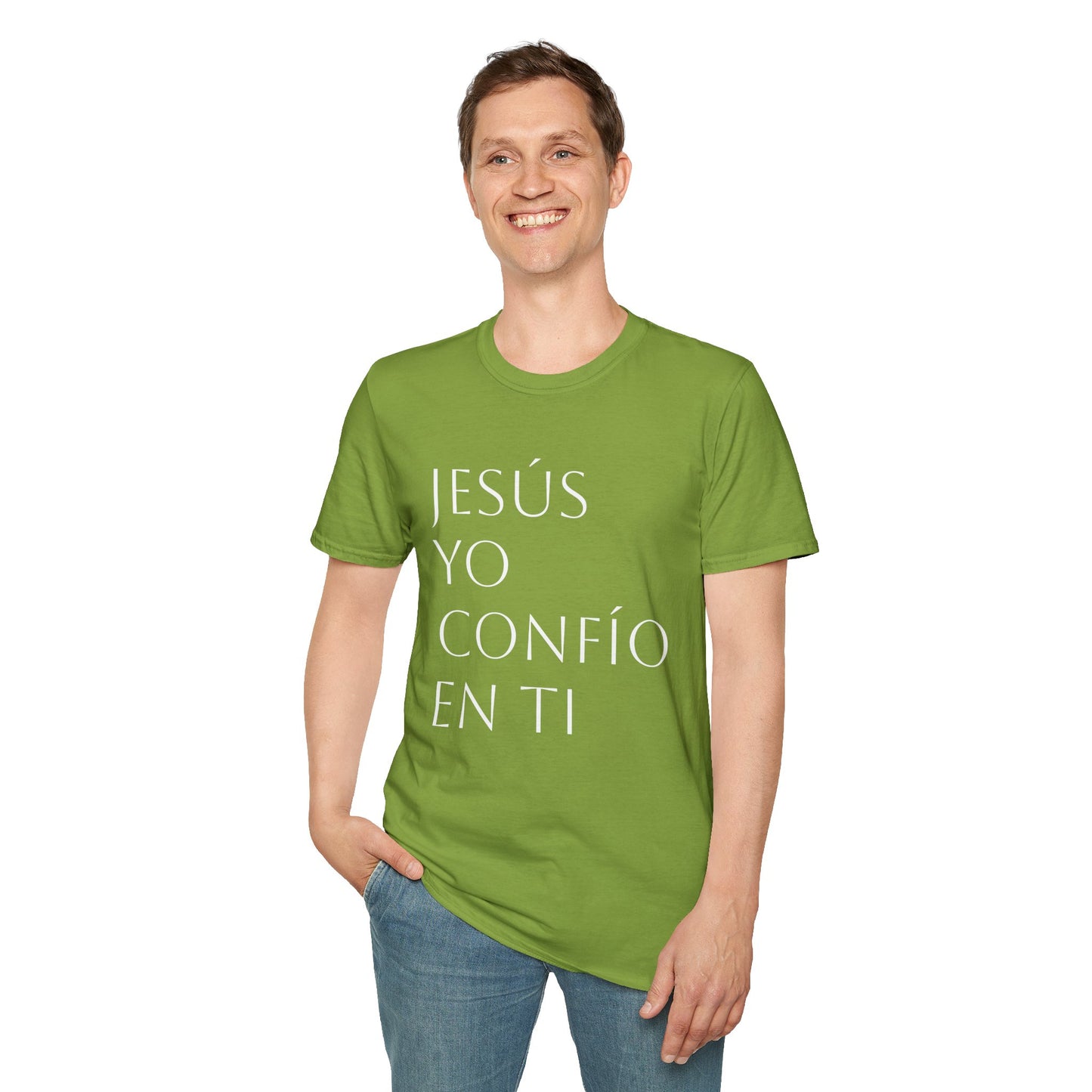 Unisex Softstyle T-Shirt "Jesús, yo confío en ti"