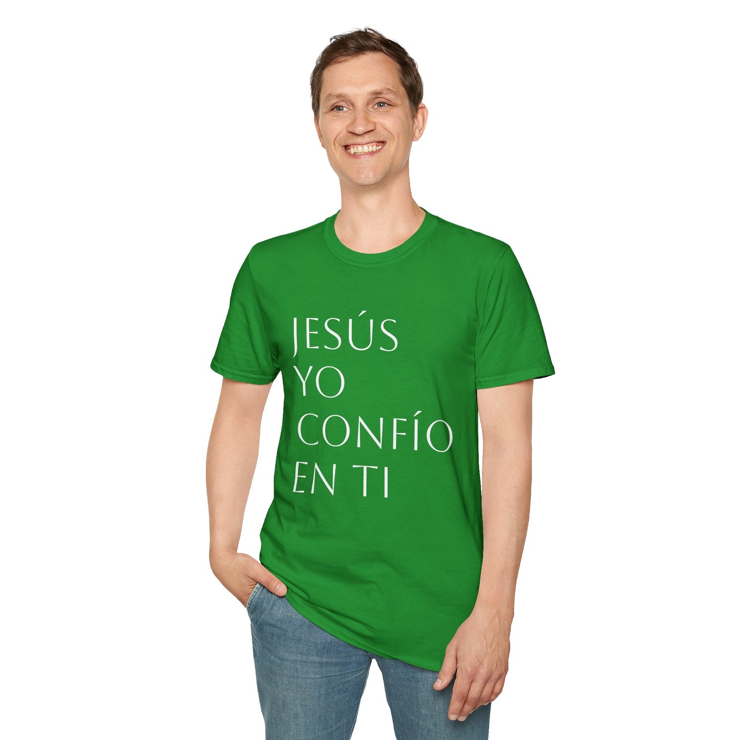 Unisex Softstyle T-Shirt "Jesús, yo confío en ti"
