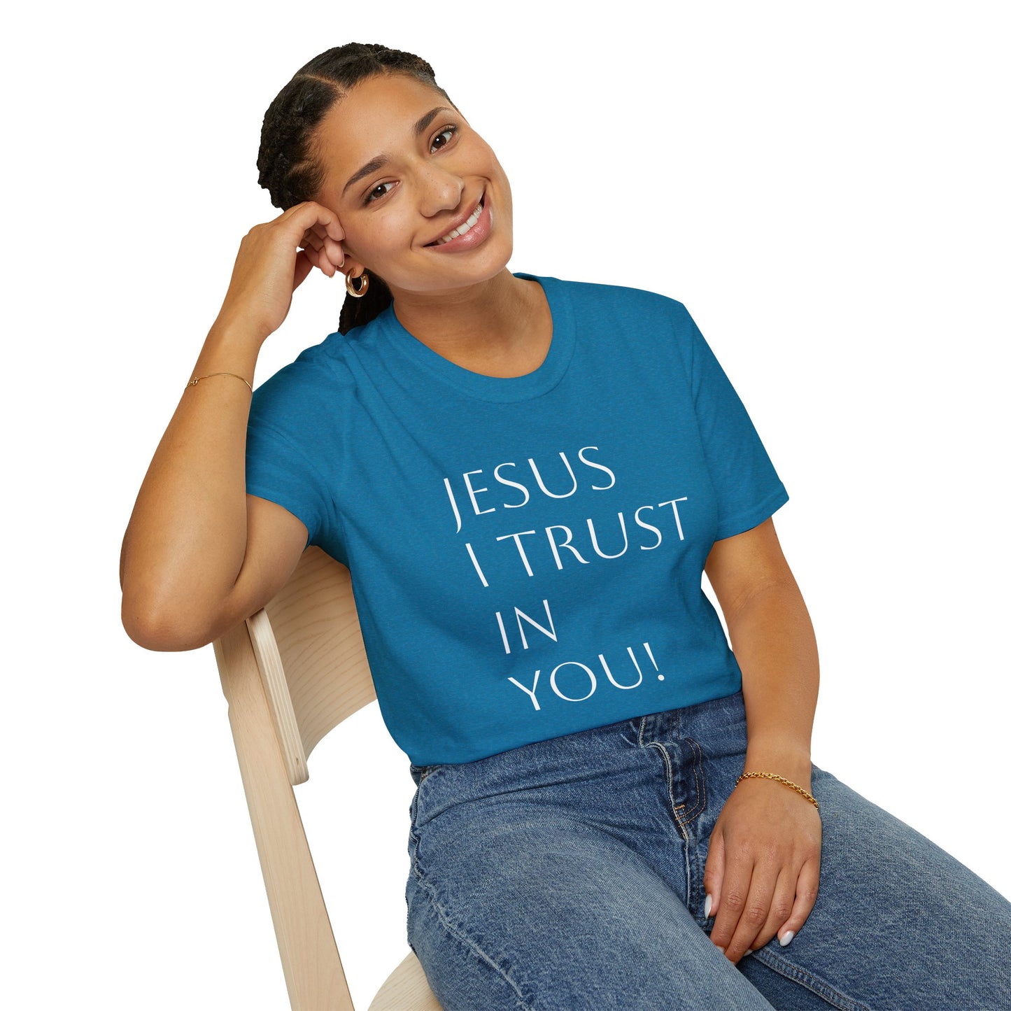 Copy of Unisex Softstyle T-Shirt "Jesús, yo confío en ti"