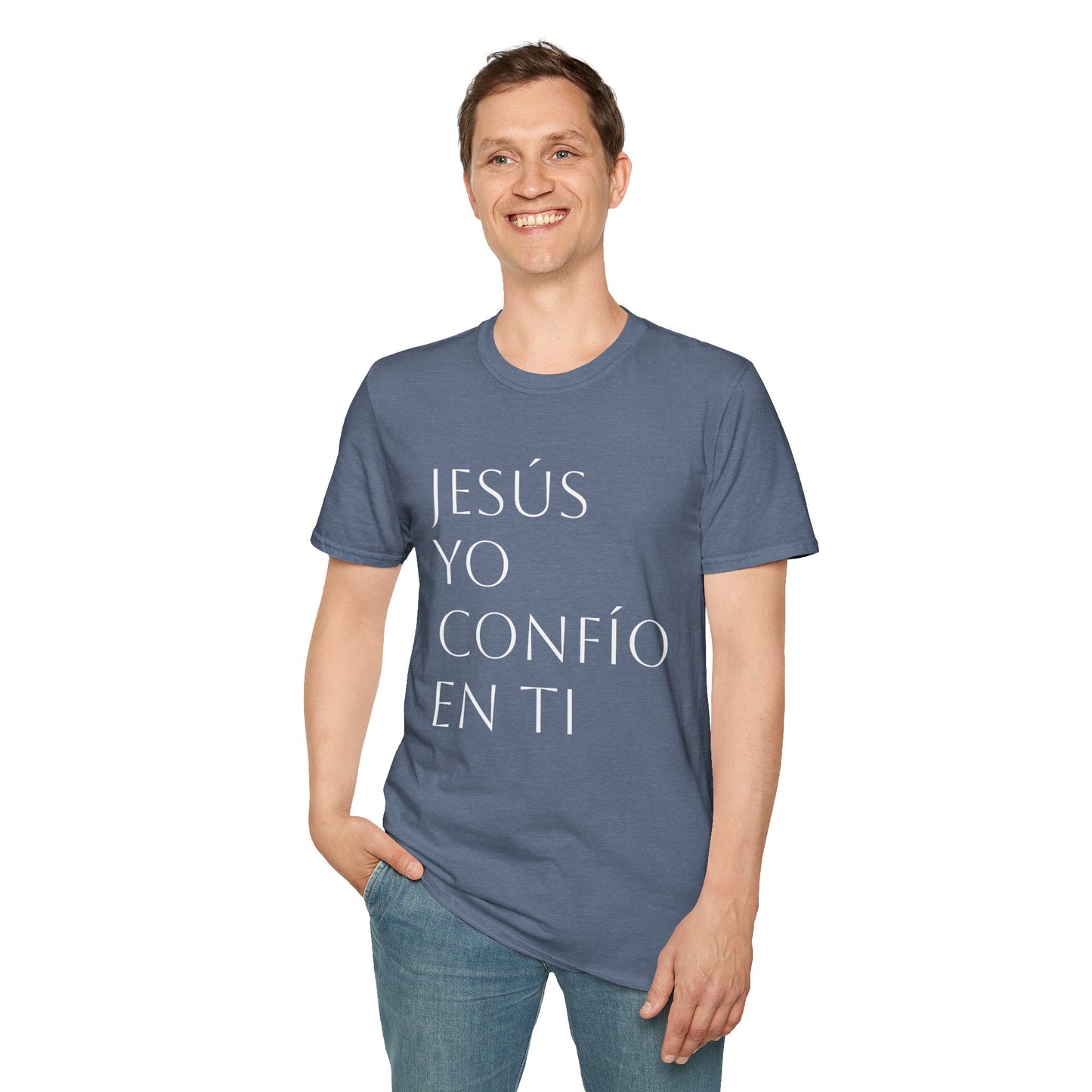 Unisex Softstyle T-Shirt "Jesús, yo confío en ti"