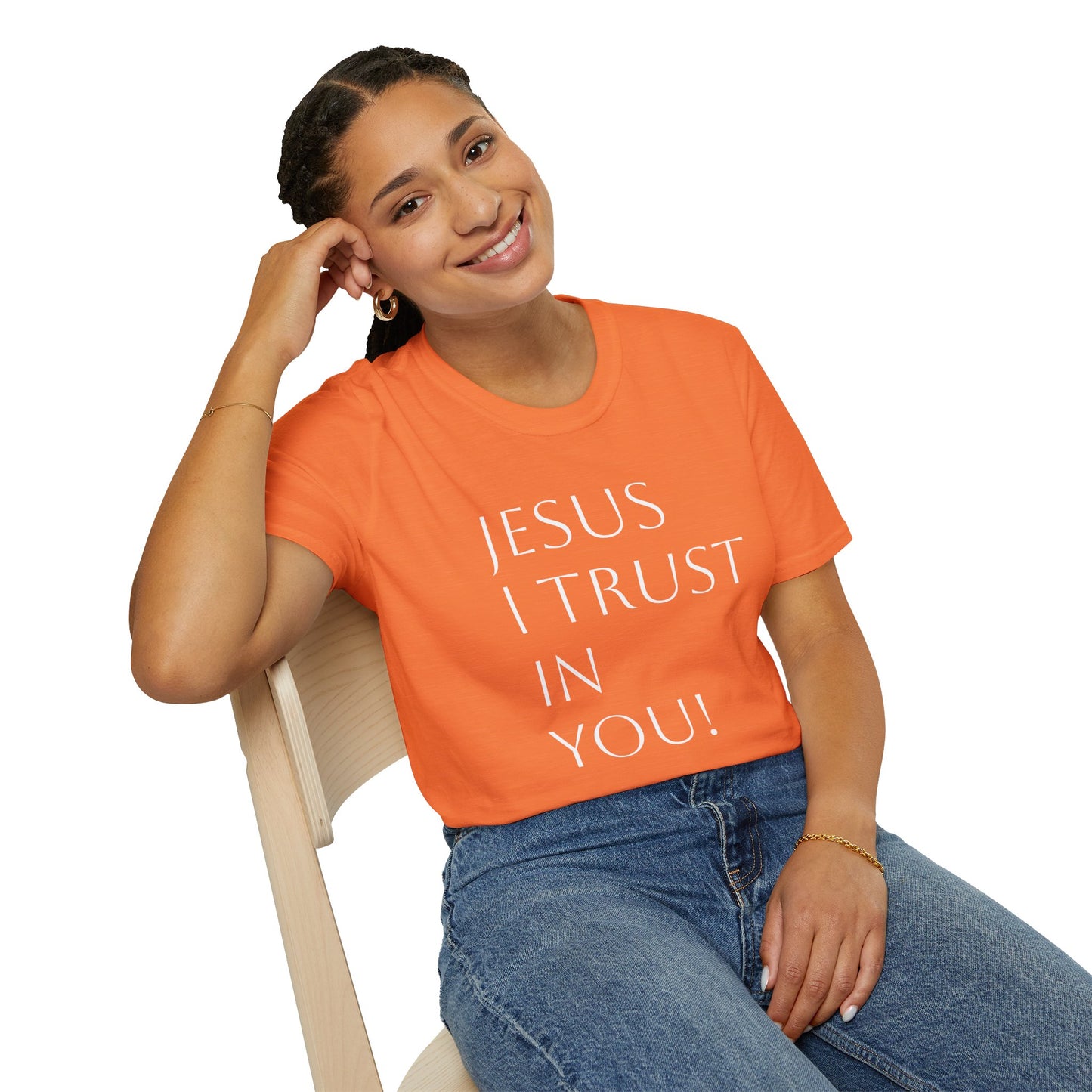 Copy of Unisex Softstyle T-Shirt "Jesús, yo confío en ti"