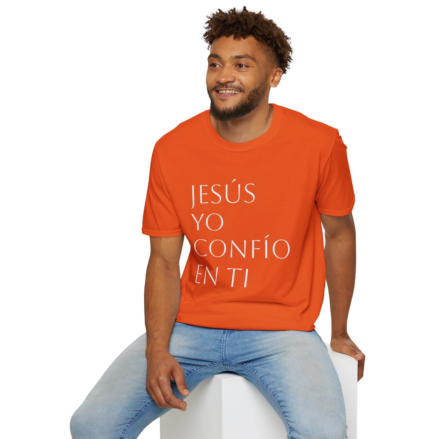 Unisex Softstyle T-Shirt "Jesús, yo confío en ti"