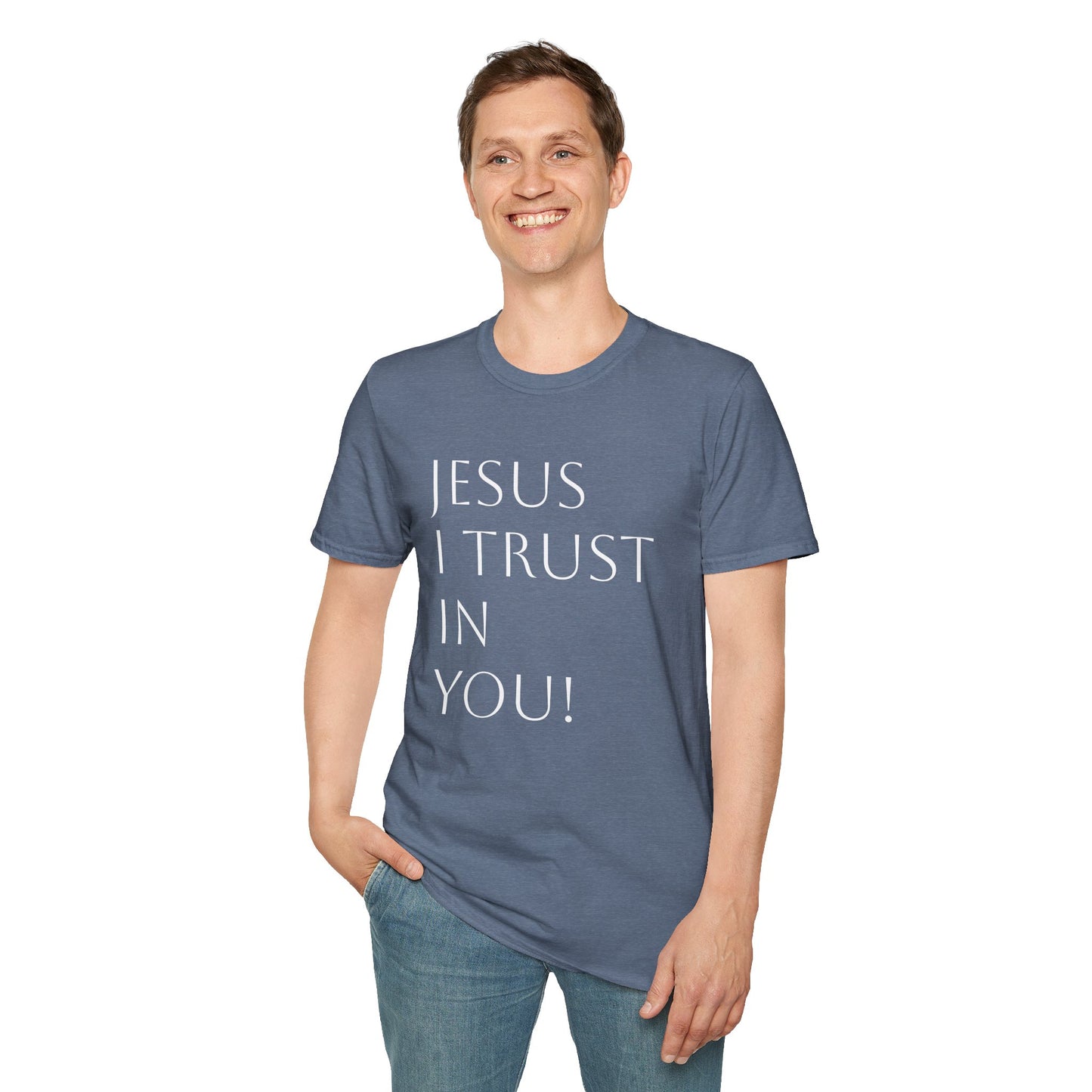 Copy of Unisex Softstyle T-Shirt "Jesús, yo confío en ti"