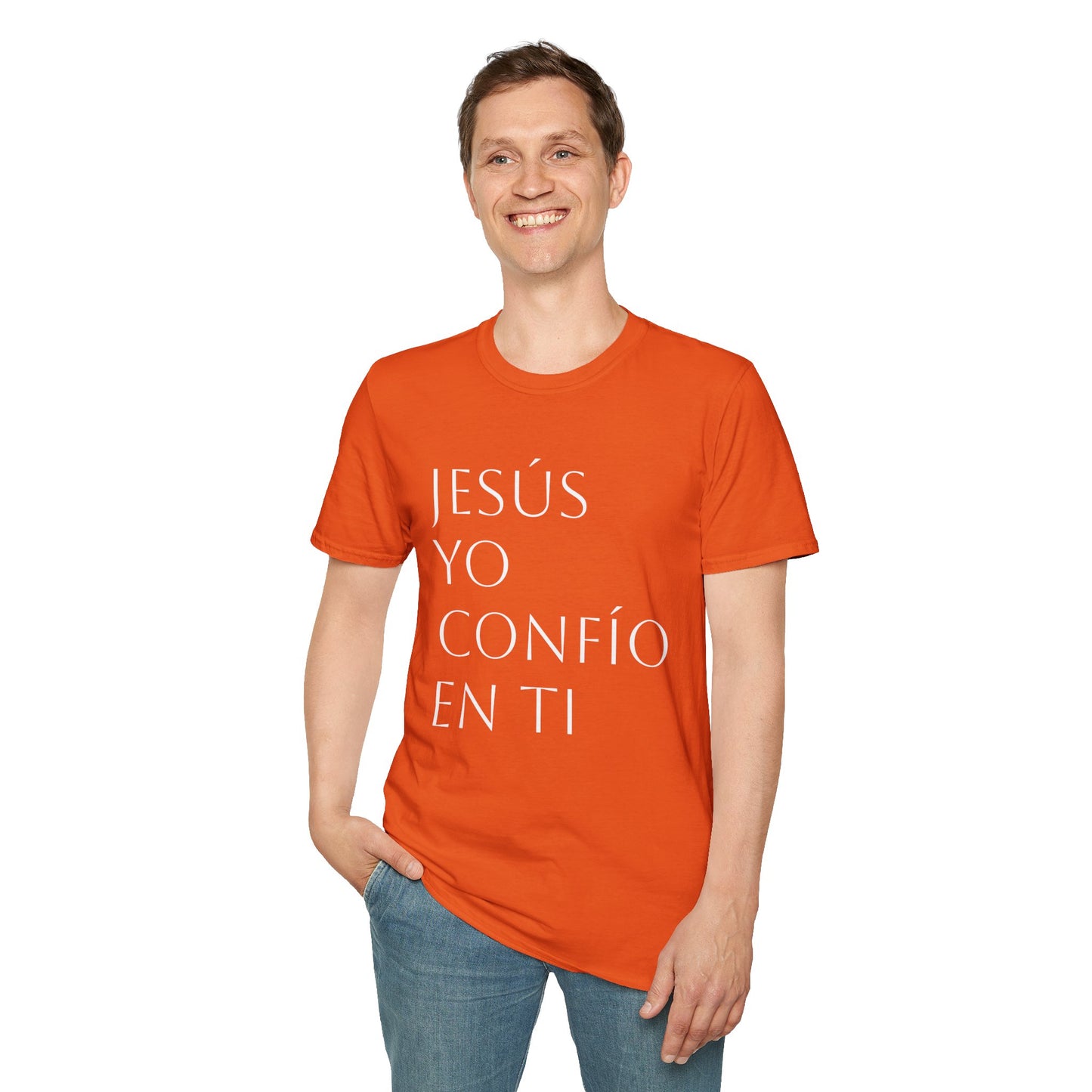Unisex Softstyle T-Shirt "Jesús, yo confío en ti"