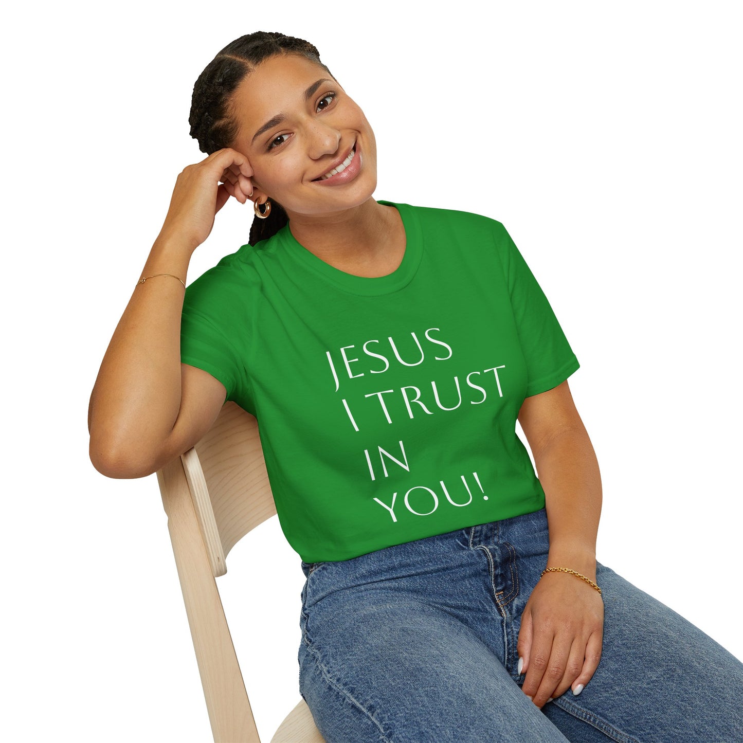 Copy of Unisex Softstyle T-Shirt "Jesús, yo confío en ti"