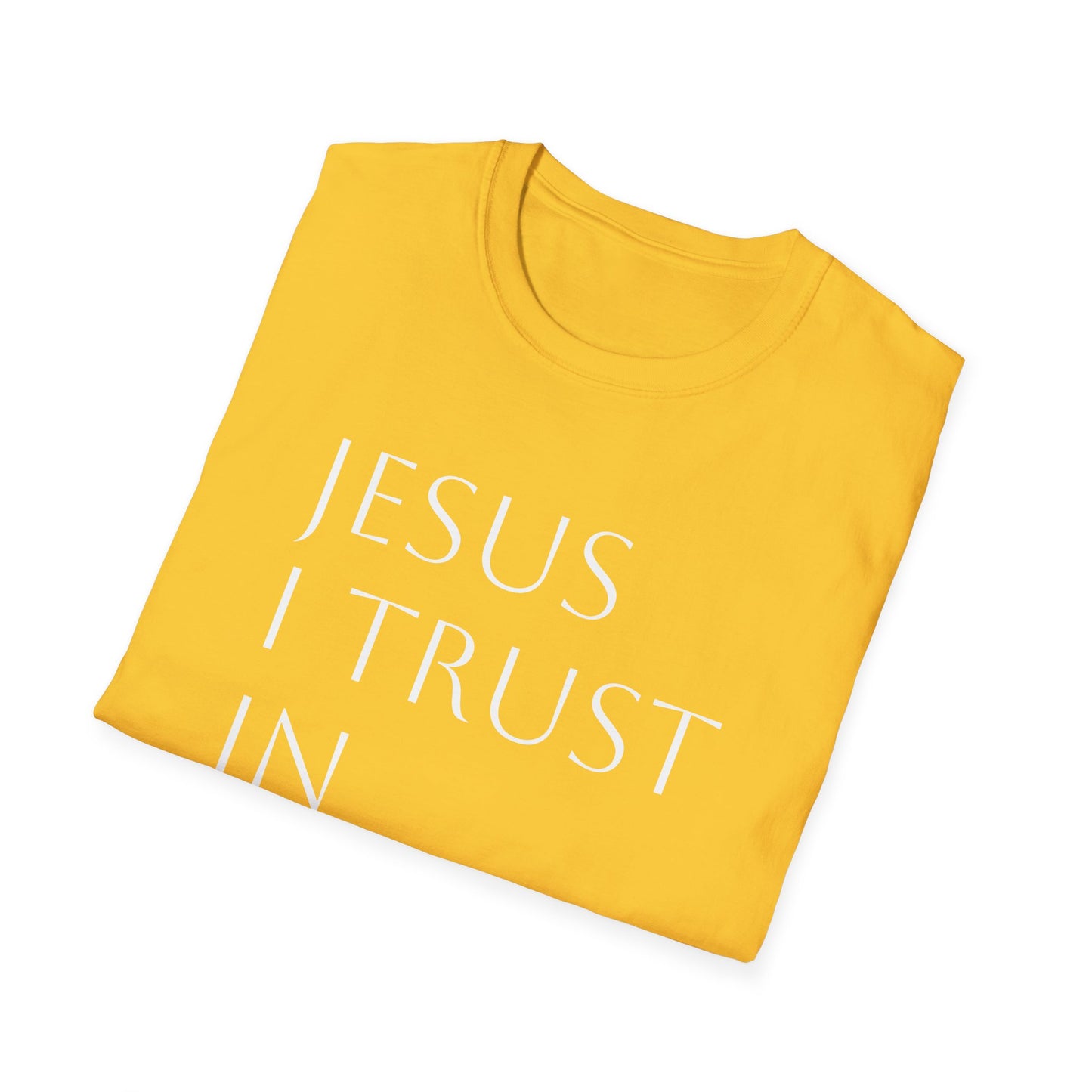 Copy of Unisex Softstyle T-Shirt "Jesús, yo confío en ti"