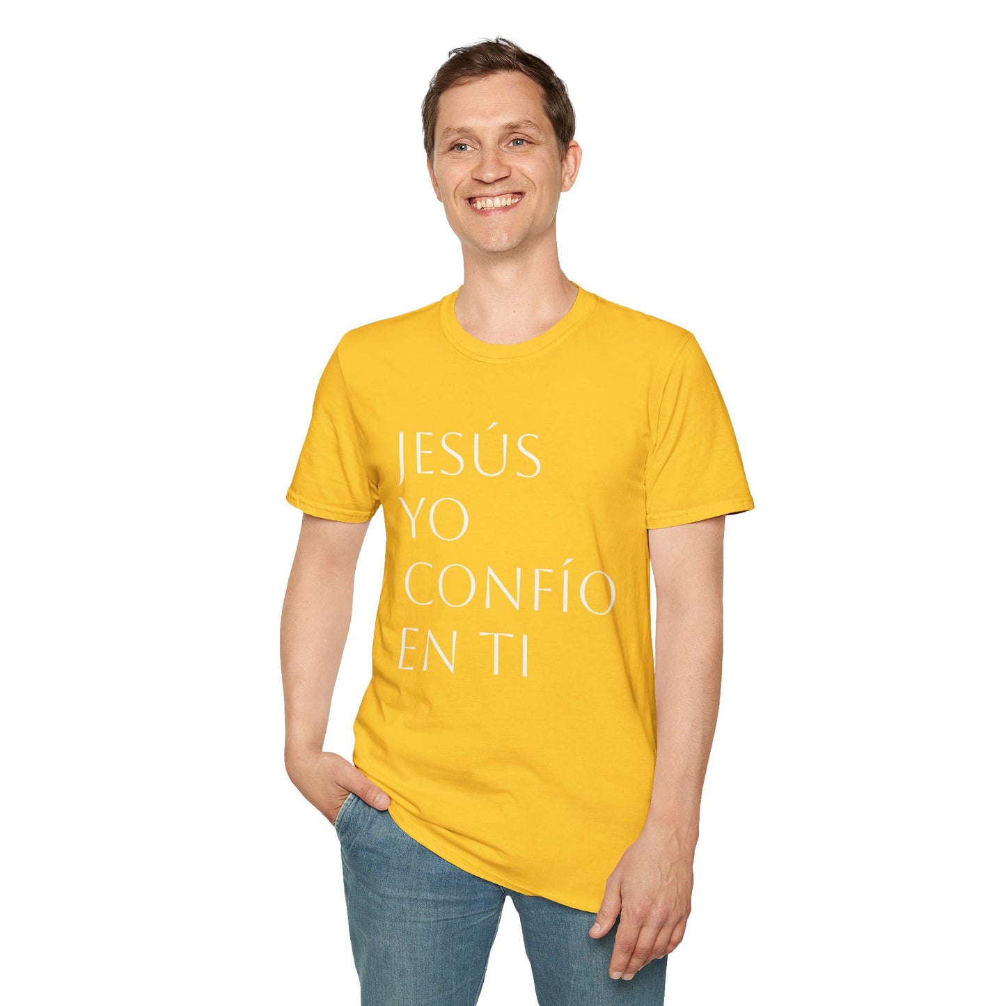 Unisex Softstyle T-Shirt "Jesús, yo confío en ti"