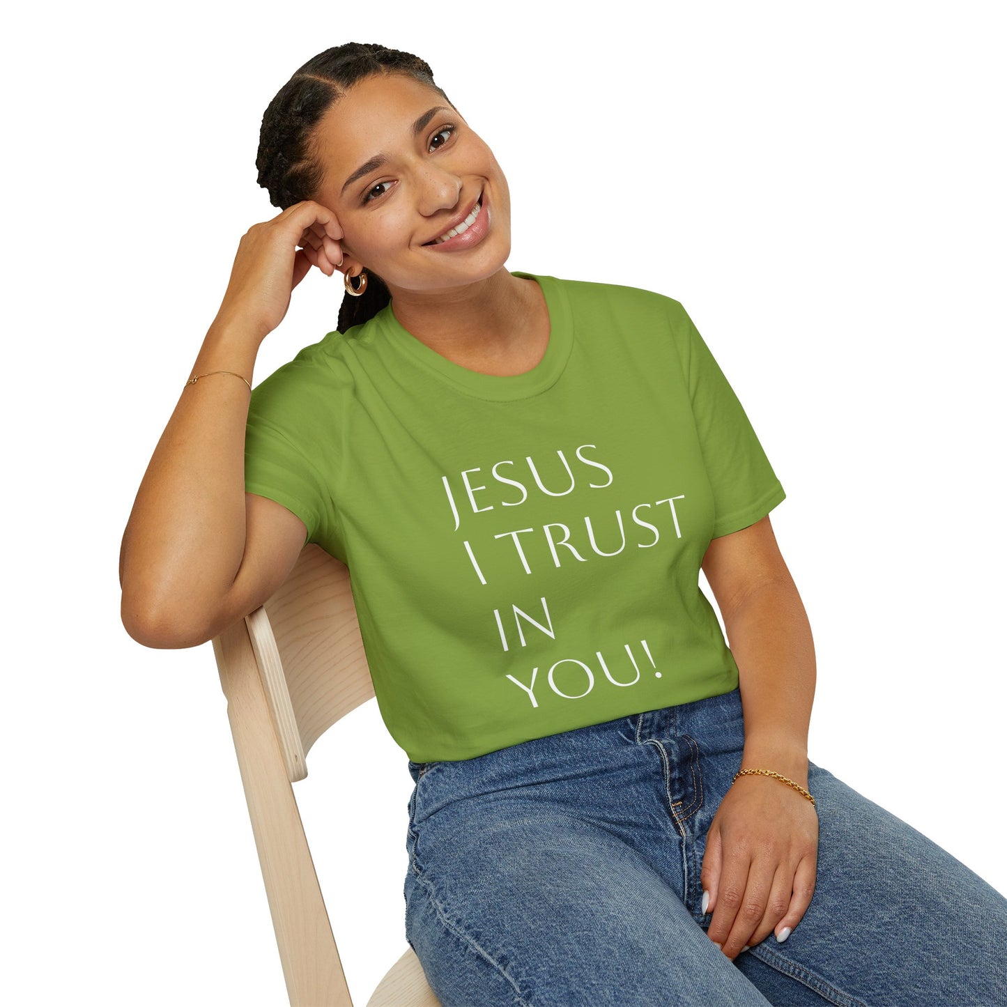 Copy of Unisex Softstyle T-Shirt "Jesús, yo confío en ti"