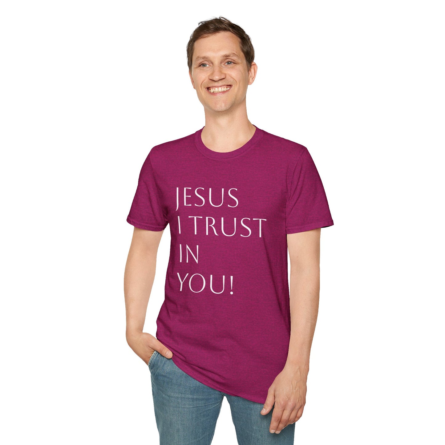 Copy of Unisex Softstyle T-Shirt "Jesús, yo confío en ti"
