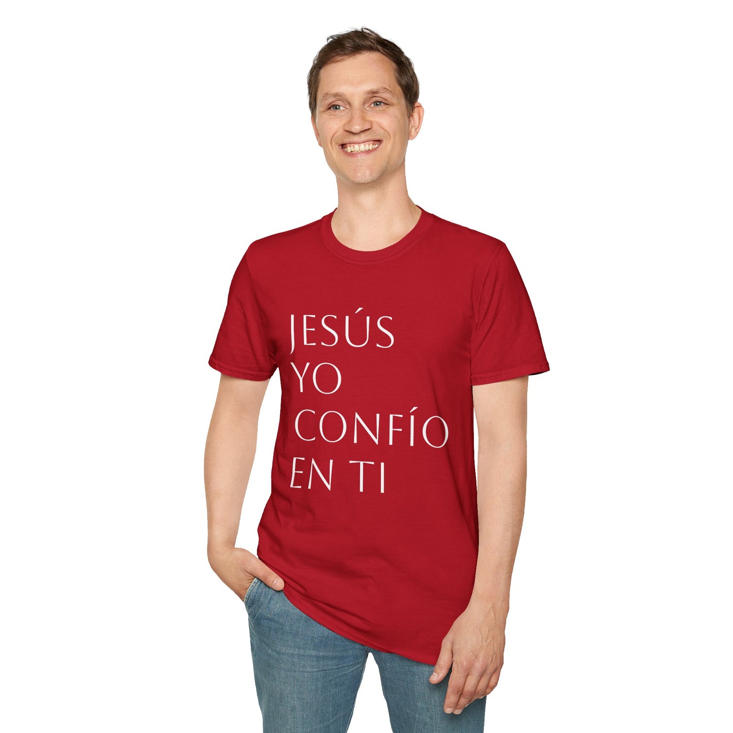 Unisex Softstyle T-Shirt "Jesús, yo confío en ti"