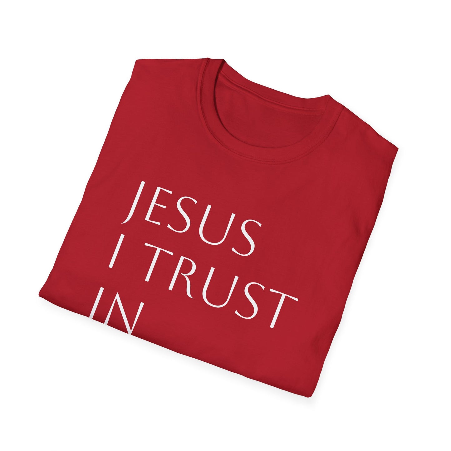 Copy of Unisex Softstyle T-Shirt "Jesús, yo confío en ti"