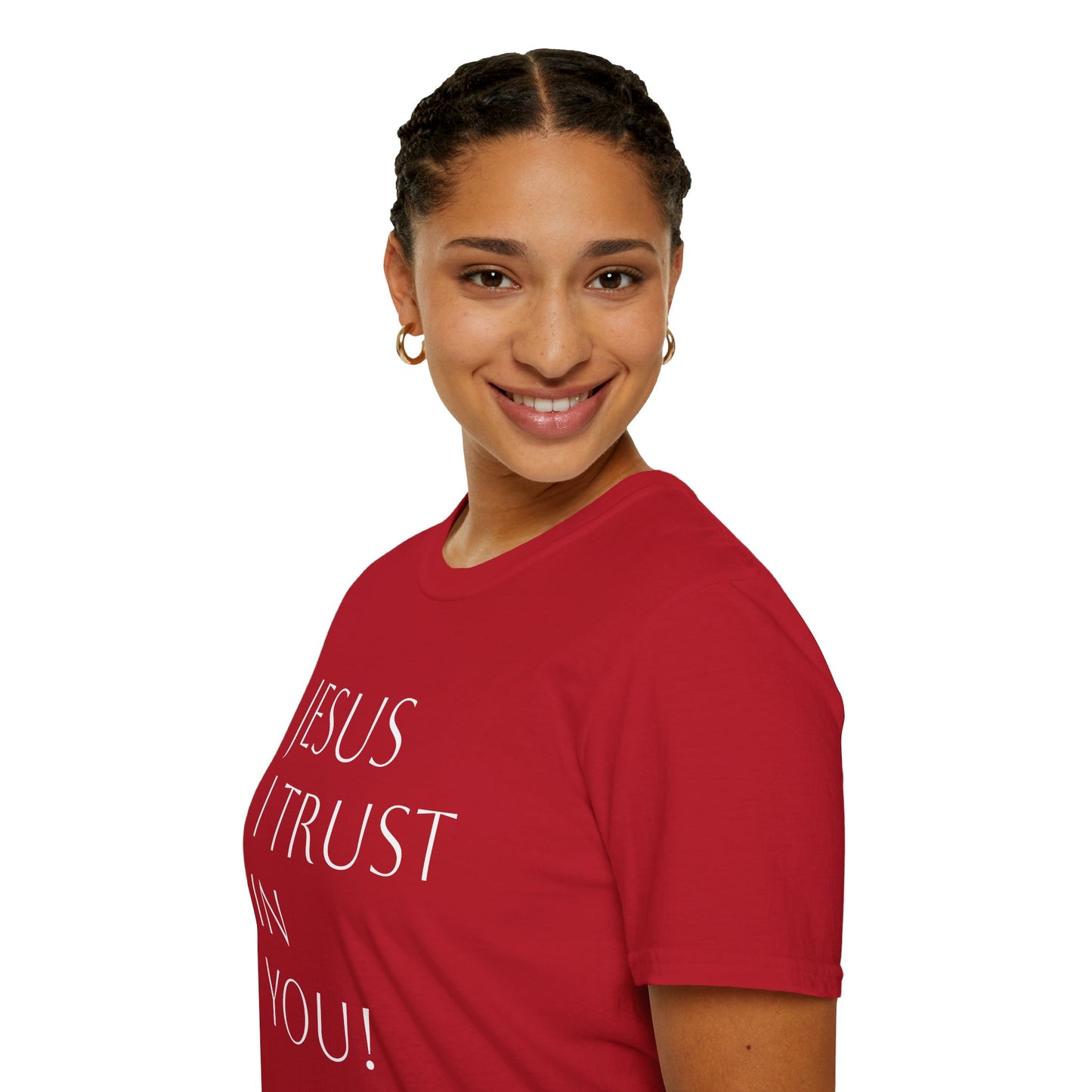 Copy of Unisex Softstyle T-Shirt "Jesús, yo confío en ti"