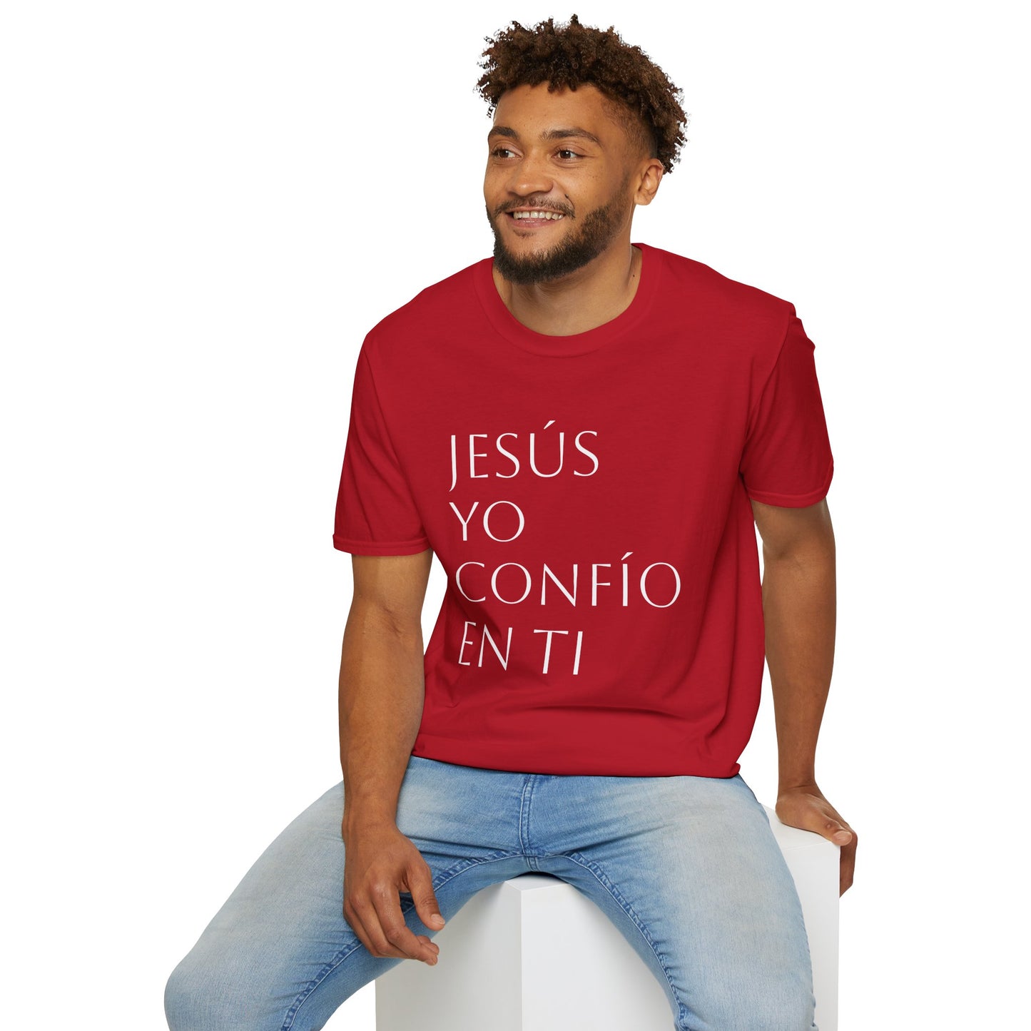 Unisex Softstyle T-Shirt "Jesús, yo confío en ti"