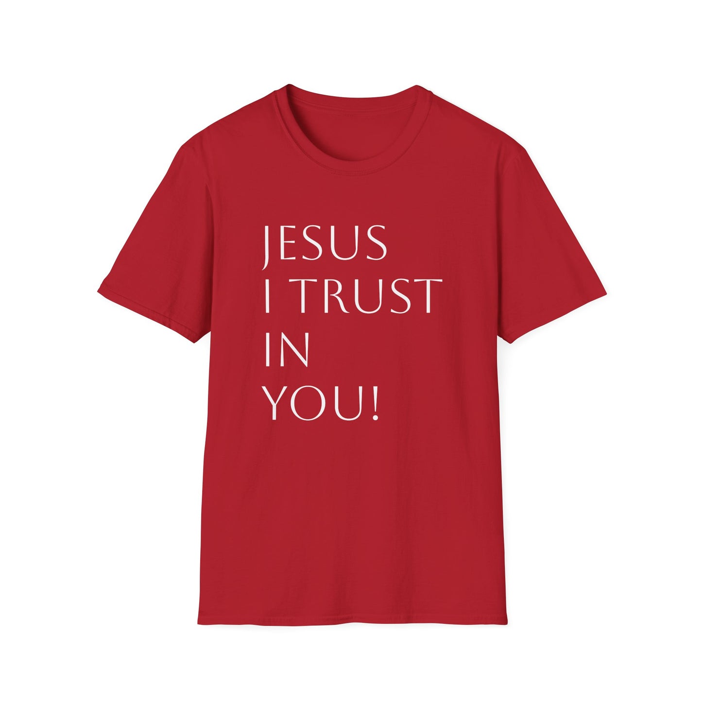 Copy of Unisex Softstyle T-Shirt "Jesús, yo confío en ti"