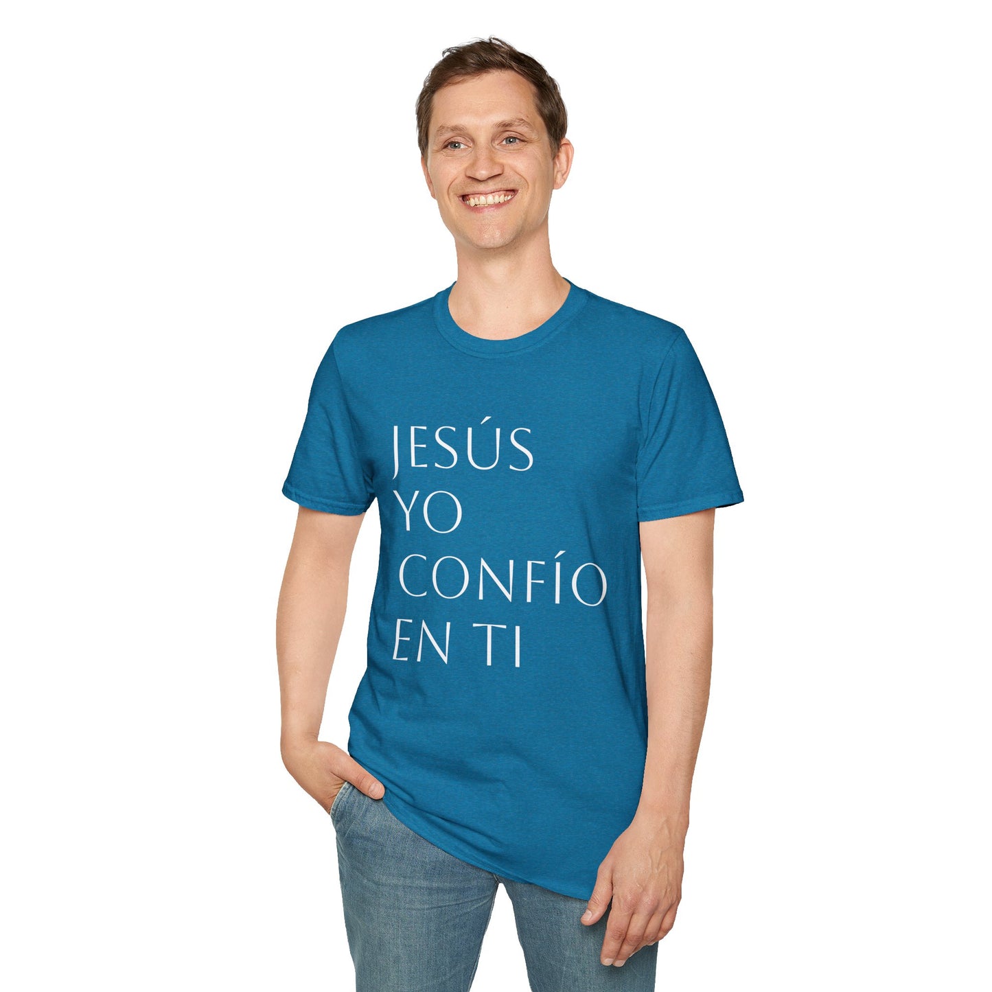 Unisex Softstyle T-Shirt "Jesús, yo confío en ti"
