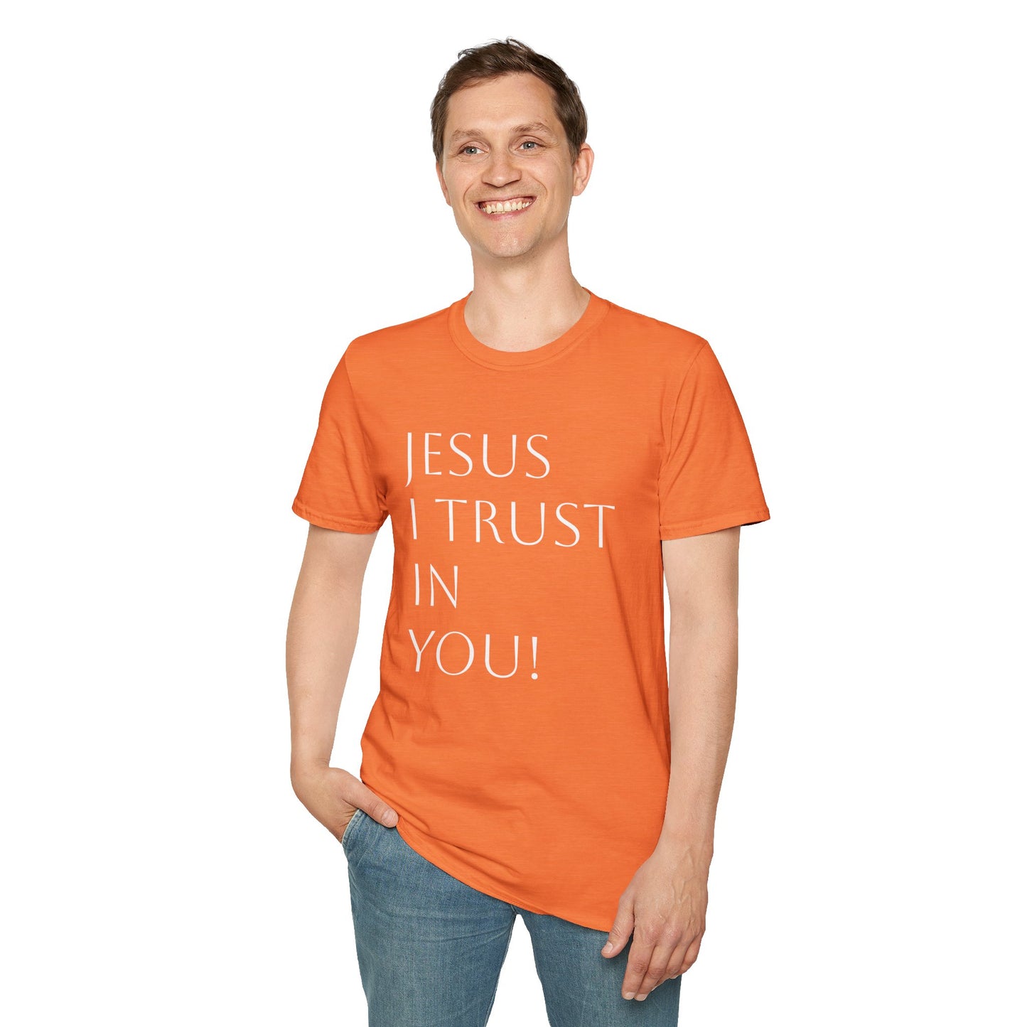Copy of Unisex Softstyle T-Shirt "Jesús, yo confío en ti"