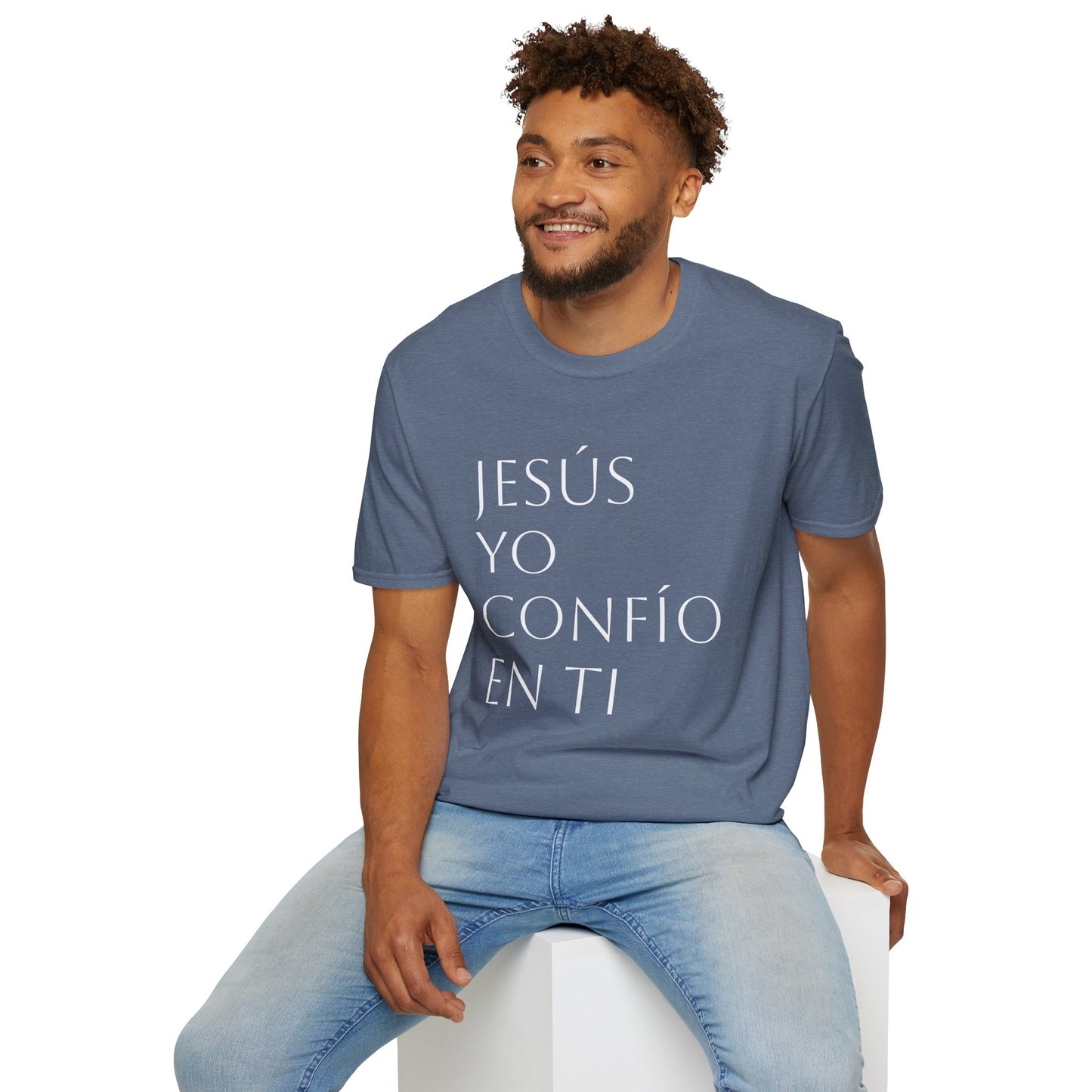 Unisex Softstyle T-Shirt "Jesús, yo confío en ti"