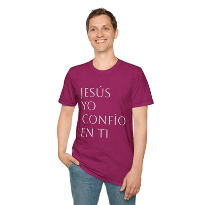 Unisex Softstyle T-Shirt "Jesús, yo confío en ti"
