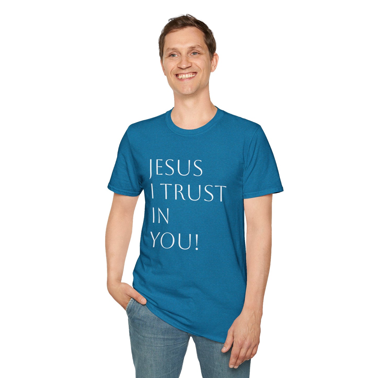 Copy of Unisex Softstyle T-Shirt "Jesús, yo confío en ti"