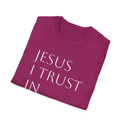 Copy of Unisex Softstyle T-Shirt "Jesús, yo confío en ti"