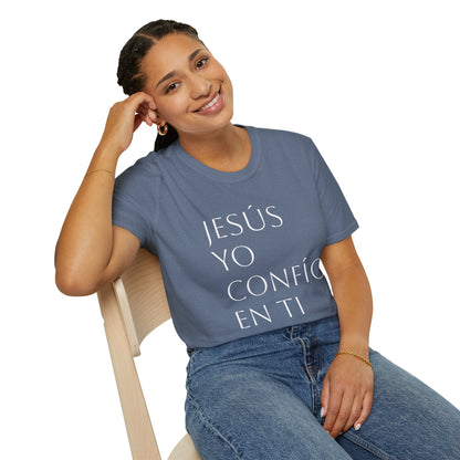 Unisex Softstyle T-Shirt "Jesús, yo confío en ti"