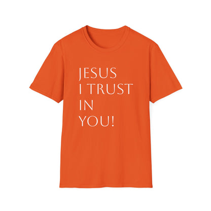 Copy of Unisex Softstyle T-Shirt "Jesús, yo confío en ti"