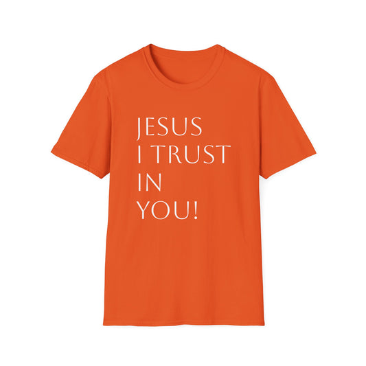 Copy of Unisex Softstyle T-Shirt "Jesús, yo confío en ti"