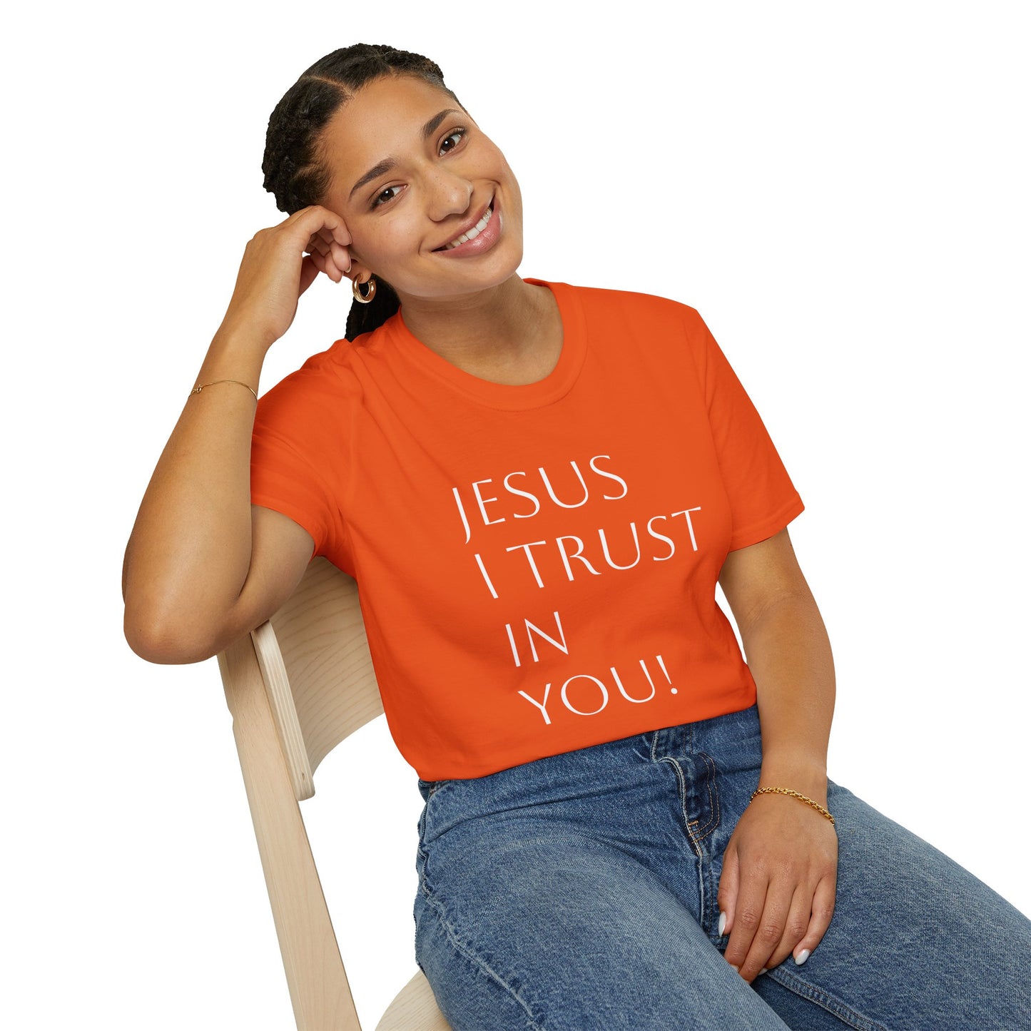 Copy of Unisex Softstyle T-Shirt "Jesús, yo confío en ti"