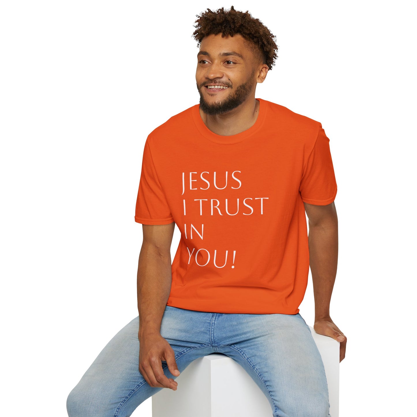Copy of Unisex Softstyle T-Shirt "Jesús, yo confío en ti"