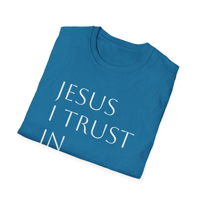 Copy of Unisex Softstyle T-Shirt "Jesús, yo confío en ti"